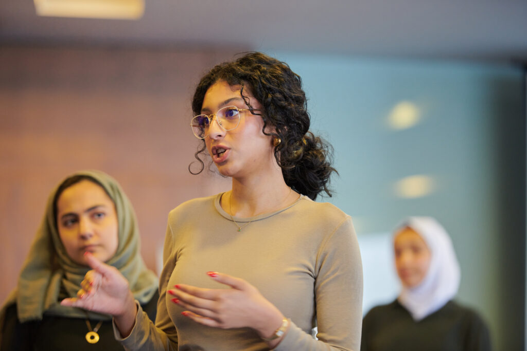 Participant at an Advantage Creative Entrepreneur Bootcamp in Kuwait